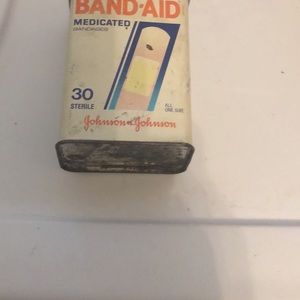 Vintage metal band-Aid condition